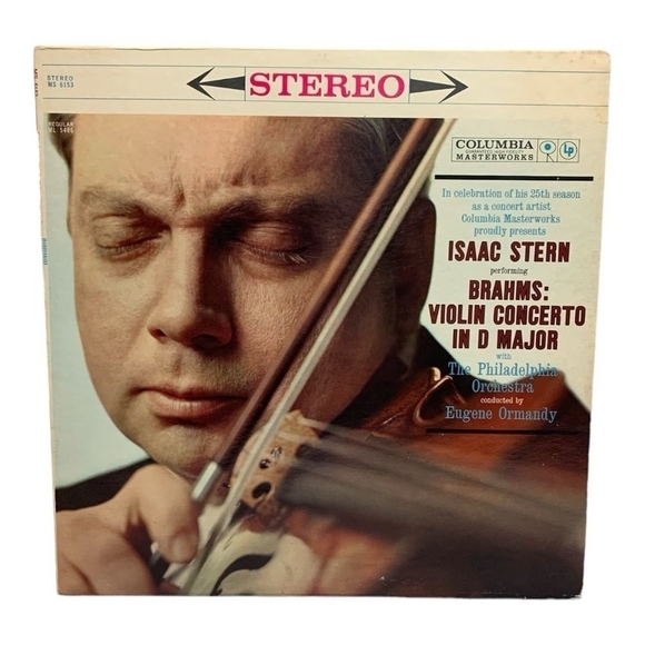 LP Johannes Brahms, Isaac Stern - Violin Concerto In D Major Vinyl Record - Picture 1 of 2